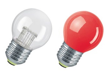 LED Farbglaslampe E27 LED Farbglaslampe E27